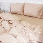 Постільна білизна MirSon Satin Stripe 30-0004 Cream 2х143х210 сімейний (2200005248645) - зменшене зображення 3