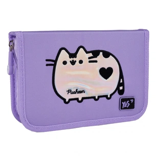 Пенал Yes Pusheen Shiny HP-0 твердий одинарний з двома клапанами (533628) зображення 1