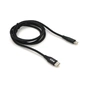 Дата кабель USB-C to Lightning 1.2m 2.1A black PZX (YT-PZX/V-109-M+L/B) - зменшене зображення 4
