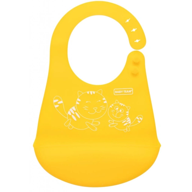 Нагрудничок Baby Team Силіконовий (6591) - picture 1