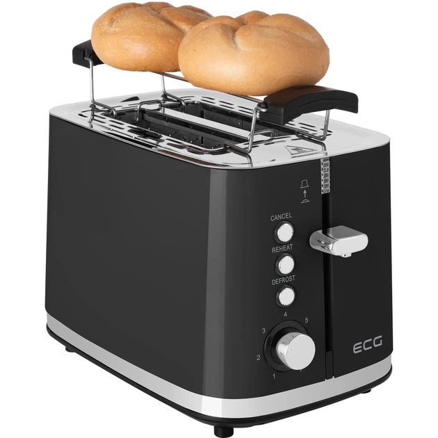 Тостер ECG ST 2766 Vintage Nero - picture 9