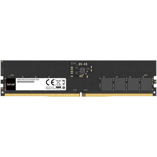 Модуль памяти для компьютера DDR5 8GB 5600 MHz Black Lexar (LD5U08G56C46ST-BGS) - изображение 1