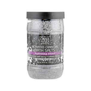 Сіль для ванн Dead Sea Collection з активованим вугіллям та ретинолом 800 г (830668004849) зображення 1