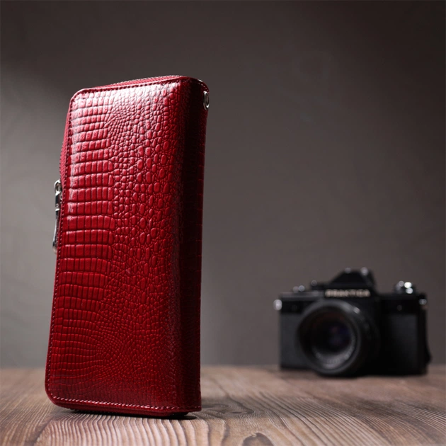 Кошелек ST Leather Из натуральной кожи Красный (22677) - изображение 9