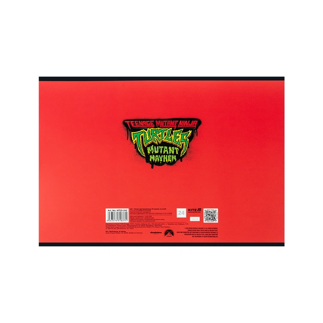 Альбом для малювання Kite Ninja Turtles, 24 аркуша (NT25-242) - зображення 6