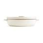 Сотейник KitchenAid Cast Iron чавунний з кришкою, 26 см, 2,77 л, мигдалевий крем (CC009010-001) - зменшене зображення 3