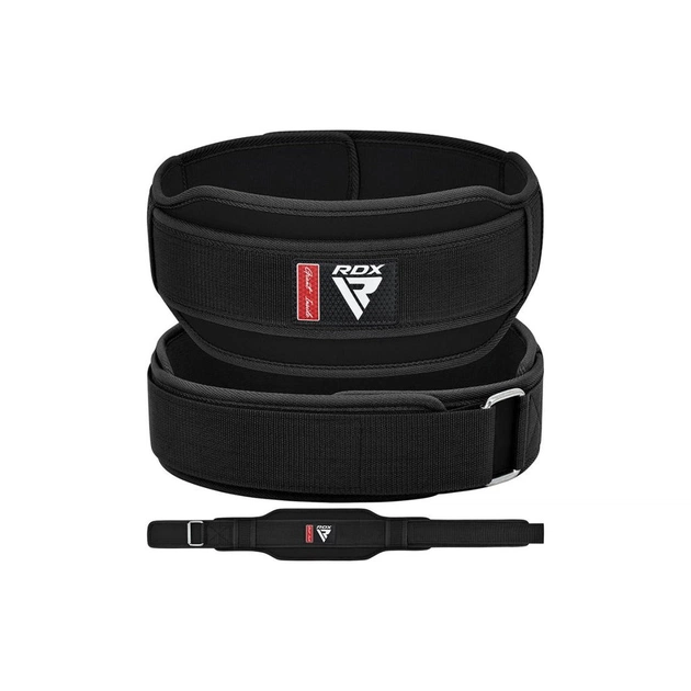 Атлетичний пояс RDX RX5 Double Belt неопреновий Black S (WBD-RX5B-S) - picture 8