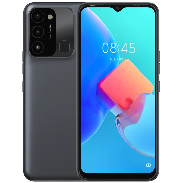 Мобільний телефон Tecno KG5n (Spark 8С 4/64Gb NFC) Magnet Black (4895180777974) - изображение 1