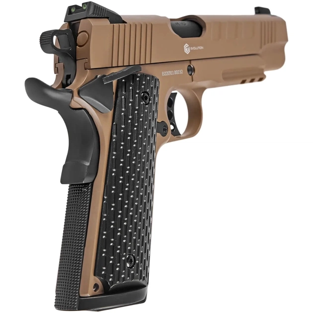 Страйкбольний пістолет Evolution E911 Defender Tan Green Gas (EP0511-T) - picture 4