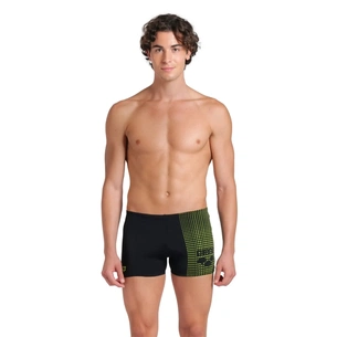 Плавки Arena Foggy Dots Swim Short 008483-506 чорний, жовтий 85 (3468337531111) изображение 1