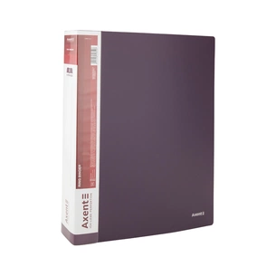 Папка на кільцях Axent А4 з 4-ма кільцями 700 мкм 35 мм Сливова (1208-11-A) изображение 1