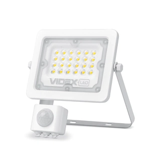 Прожектор Videx LED 10W 5000K з датчиком руху (VL-F2e105W-S) зображення 1