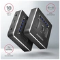 Док-станція для накопичувачів AXAGON SuperSpeed USB-C 10 Gbps dual M.2 NVMe (ADSA-M2C) - зменшене зображення 4