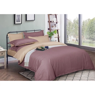 Підковдра MirSon Satin Stripe 30-0008 + 30-0004 Waleis 143х210 см (2200005257616) зображення 1