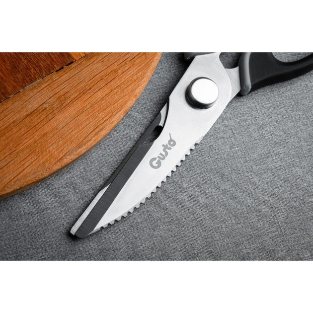 Кухонні ножиці Gusto 23 см Сіро-чорні (GT-6123) - picture 5