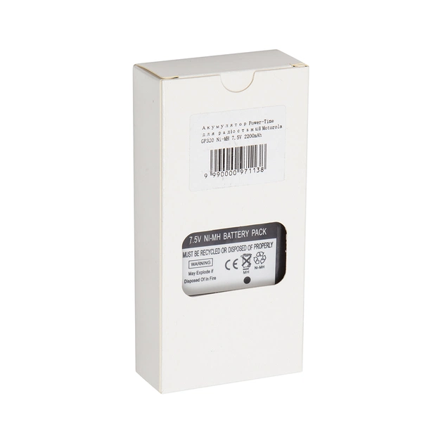 Акумуляторна батарея Motorola GP320 Ni-MH 7.5V 2200mAh Power-Time (PTM-328) - picture 5