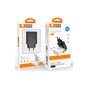 Зарядний пристрій WUW C172 1xUSB-C PD20W + 1xUSB QC3.0 18W Black (6972573335381) - зменшене зображення 2