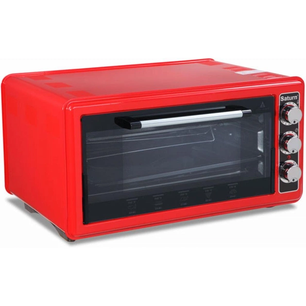 Електропіч Saturn ST-EC1070 Red - изображение 1