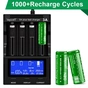 Акумулятор Vapcell 18500 N20 Li-Ion 2000mAh 1шт - зменшене зображення 4