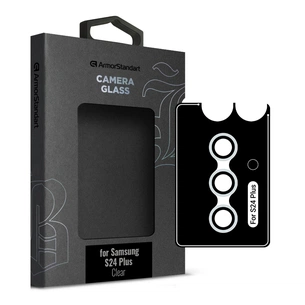Скло захисне Armorstandart Camera glass Supreme Black Icon Samsung S24 Plus Clear (ARM76615) зображення 1