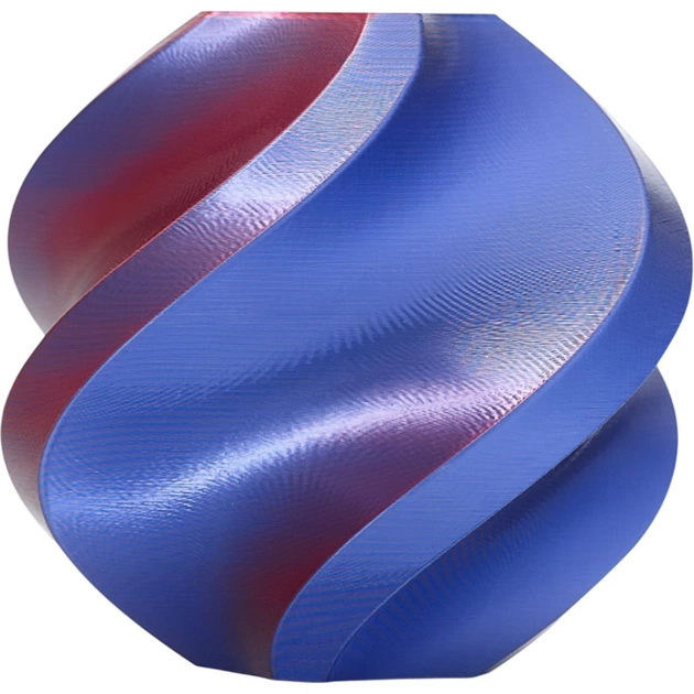 Пластик для 3D-принтера Bambu Lab PLA Silk Multi-Color 1,75mm 1kg Midnight Blaze (A05-T2-1.75-1000-SPL) - изображение 1