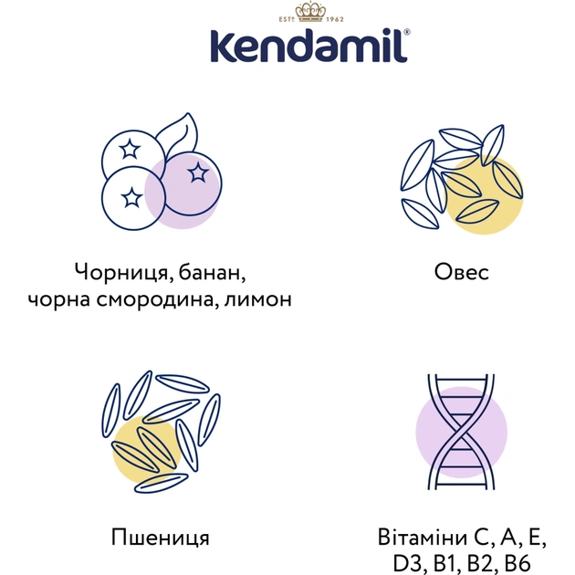 Дитяча каша Kendamil Молочна з ягодами з 7 місяців 150 г (92000151) - picture 5