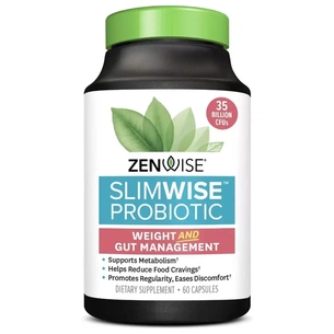 Пробіотики Zenwise Контроль ваги для жінок, SlimWise, 60 капсул (ZNW72060) зображення 1