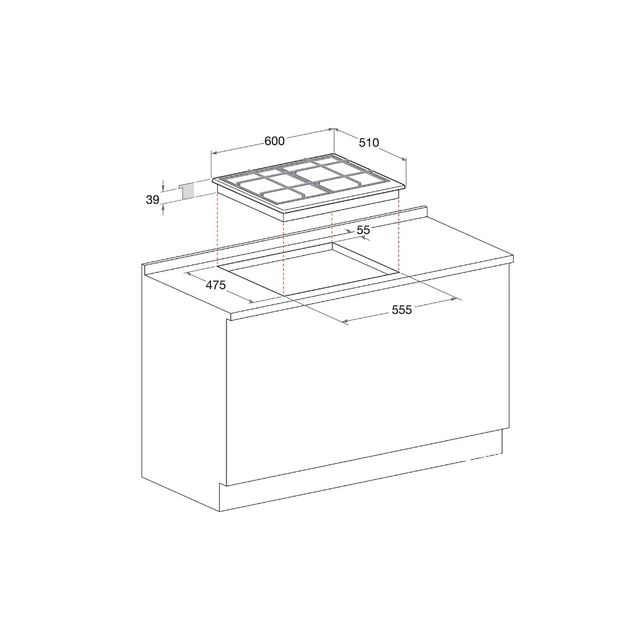 Варочна поверхня Electrolux KGM64311X - picture 7