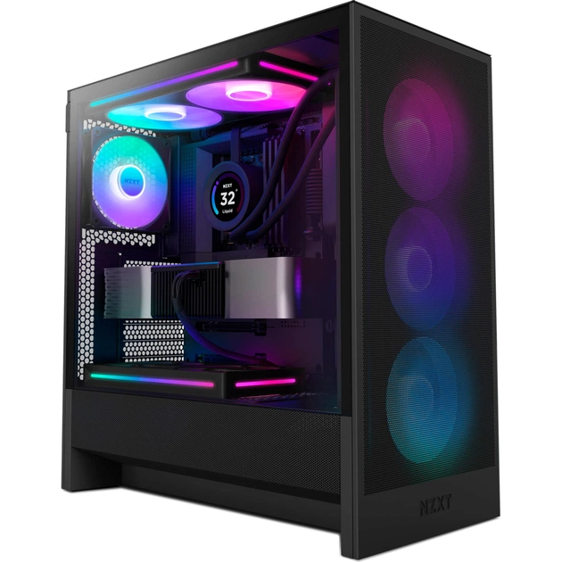 Корпус для ПК NZXT H5 Flow RGB Compact (CC-H52FB-R1) - изображение 1