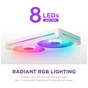 Кулер до корпусу NZXT F240 RGB Core Fan (Single Frame) - White (RF-U24HF-W1) - зменшене зображення 12