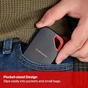 Накопичувач SSD USB 3.2 1TB SanDisk (SDSSDE70-1T00-G25) - зменшене зображення 5