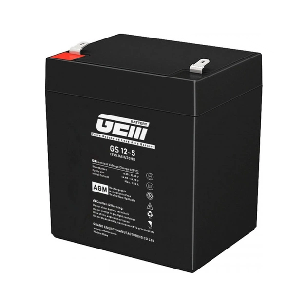 Батарея к ИБП GEM GS 12V-5Ah (GS 12-5) - изображение 1