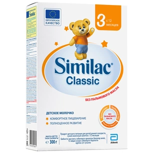 Дитяча суміш Similac Classic 3 300 г (5391523058957) зображення 1