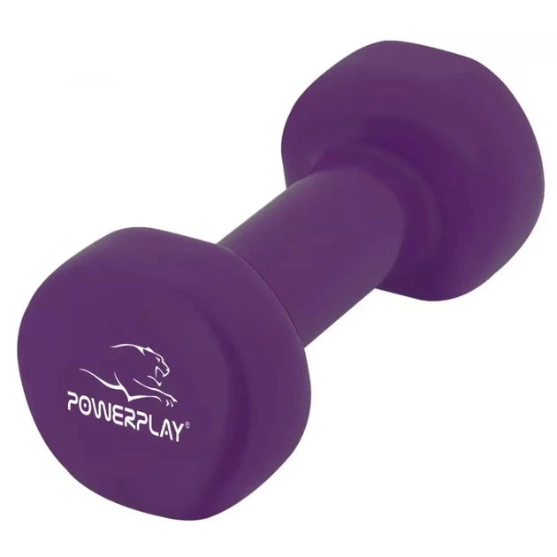 Гантель PowerPlay 4125 Achilles 2.5 кг Фіолетова (PP_4125_2.5kg) - picture 2