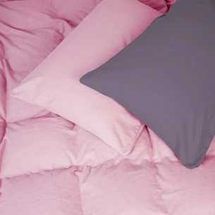 Постільна білизна MirSon 001-008 Ash grey/Pink Фланель 2 x 160 x 220 Сімейний Євро (2200009660924) зображення 1