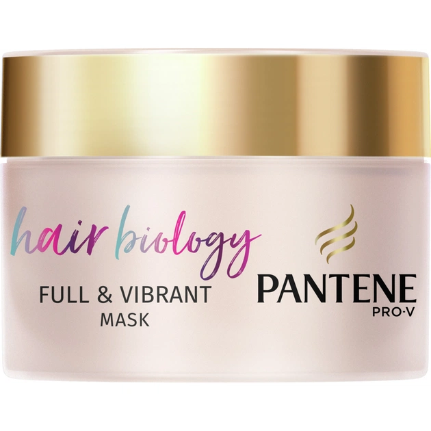 Маска для волосся Pantene Біологія волосся Об'єм і сяйво 160 мл (8001841228815) - изображение 1
