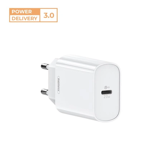 Сетевое зарядное устройство Remax Jane Series 20W RP-U70 W (1USB 3А) White - изображение 1