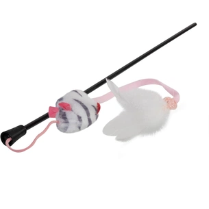 Іграшка для котів GiGwi Teaser Дражнилка з мишкою зі звуковим ефектом 51 см (75111) зображення 1