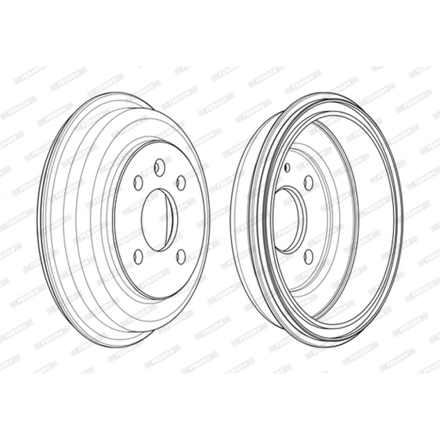 Гальмівний барабан FERODO FDR329803 - picture 4