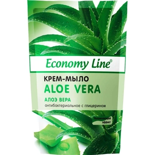 Рідке мило Sama Economy Line Алое вера Антибактеріальне з гліцерином 460 г (4820270630532) зображення 1