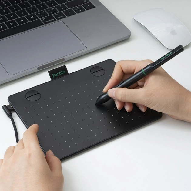 Графічний планшет Parblo A640 V2 Black (A640V2) - зображення 7