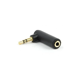 Перехідник 3.5мм M / F 3.5 мм угловой Cablexpert (A-3.5M-3.5FL) зображення 1