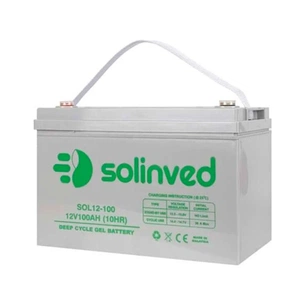 Батарея до ДБЖ Solinved 12V-100Ah, GEL (SLG100-12) зображення 1