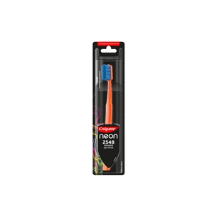 Зубна щітка Colgate Neon 2548 кінчиків щетинок середньої жорсткості Помаранчева (2172000000022) зображення 1