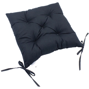 Подушка на стілець MirSon Ranforce Elite 16-9000 Black Stone 50x50 см (2200006276098) зображення 1