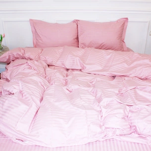 Підковдра MirSon Satin Stripe 30-0007 Pink 160х220 см (2200005250013) зображення 1