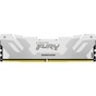 Модуль пам'яті для комп'ютера DDR5 48GB (2x24GB) 8000 MHz Renegade White/Silver Kingston Fury (ex.HyperX) (KF580C38RWK2-48) - зменшене зображення 4