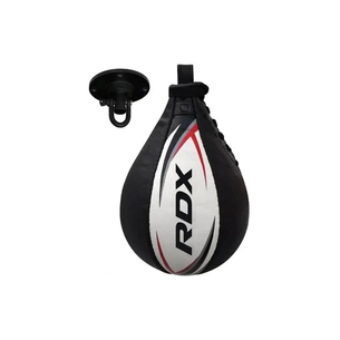 Груша боксерська RDX 2Y Boxing Speed Ball Leather Multi White/Red (2SBL-S2WR) зображення 1