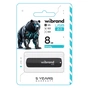 USB флеш накопичувач Wibrand 8GB Grizzly Black USB 2.0 (WI2.0/GR8P3B) - зменшене зображення 2