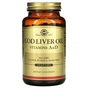 Вітамін Solgar Масло печінки тріски з вітамінами A і D, Cod Liver Oil & Vit (SOL-00941) - зменшене зображення 1